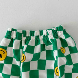 Smiley Checker Pants (Mommy & Me) - 3 Colors