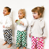 Smiley Checker Pants (Mommy & Me) - 3 Colors
