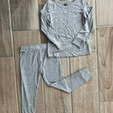 Heather Grey Ribbed Bamboo Jammies (Onesie & Two Piece Set)