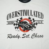 Overstimulated Checkered Tee