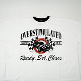 Overstimulated Checkered Tee