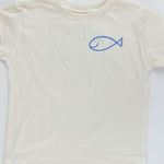 Flow Your Own Way toddler shirt with unique fish design