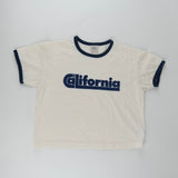 White California toddler tee with retro graphic summer shirt
