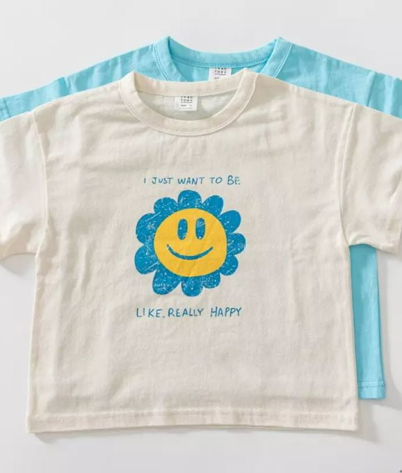 Happy Tee Like, Really Happy Tee - 2 Colors – Good Morning Baby