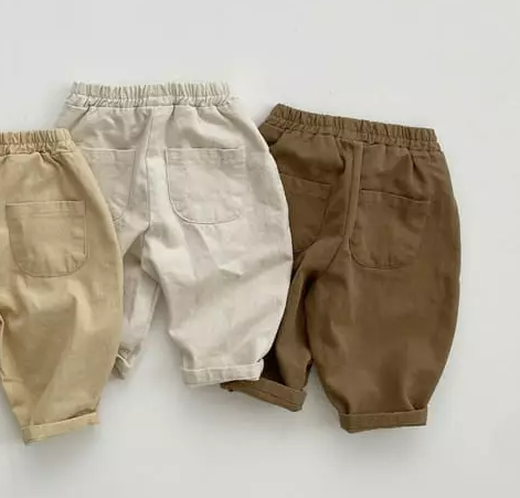Kids Cargo Pants Three Color Options