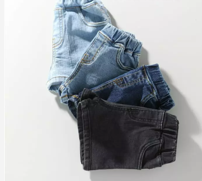 kids denim shorts, toddler jean shorts, light wash black wash dark denim kids, unisex denim shorts for children, summer kids shorts