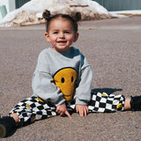 Smiley Checker Pants (Mommy & Me) - 3 Colors