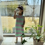 Stripes Dress - Purple/Mint