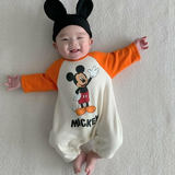 Mickey Onesie With Headband - Orange