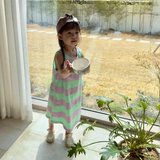 Stripes Dress - Purple/Mint